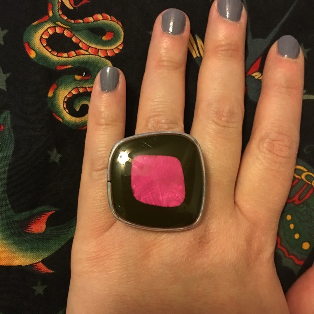 Large Multi Colored Ring - image 1